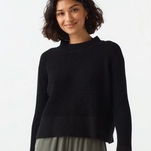 Vetta Convertible Waffle Sweater